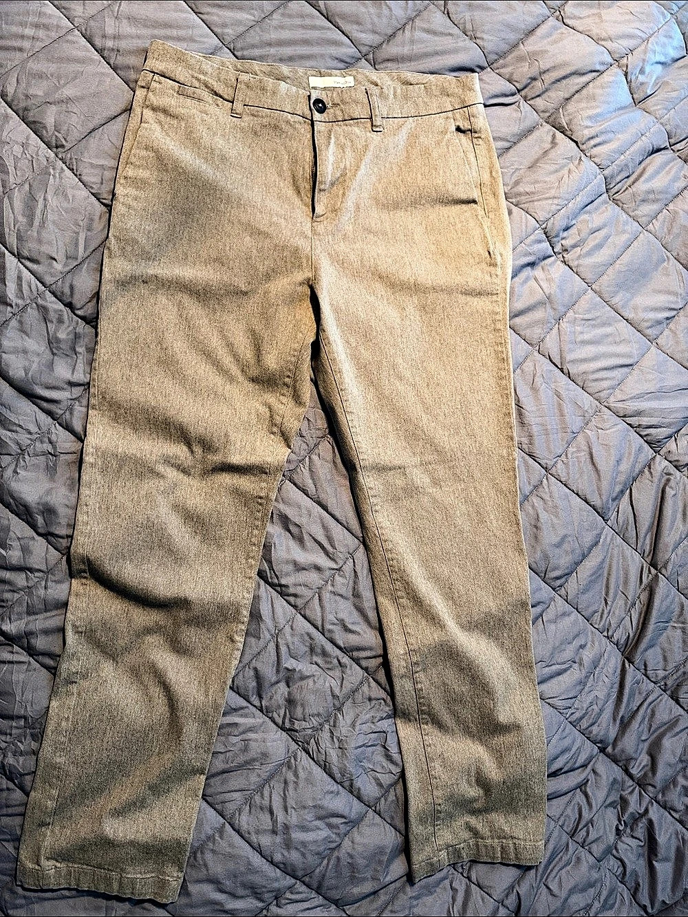 Hawker Rye Slim Brown Cotton Pants